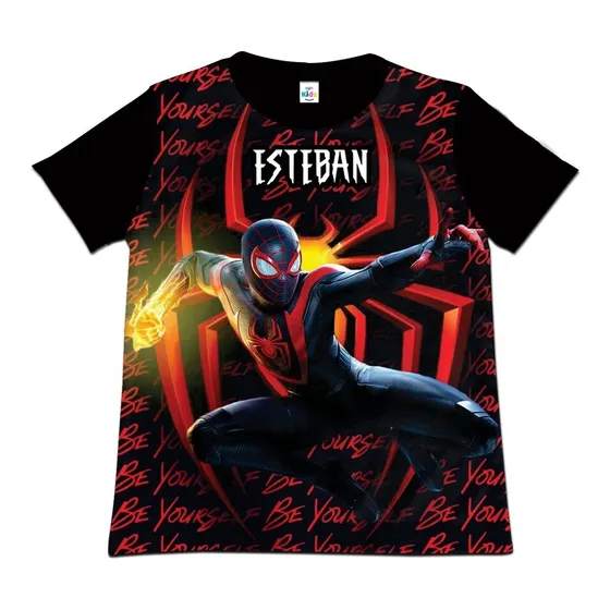 Franela Camisa Niño Spiderman Hombre Araña En Algodon