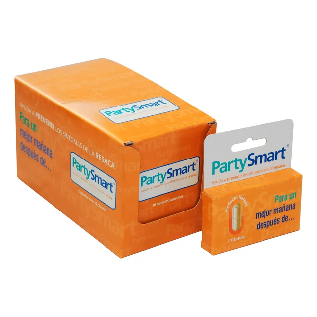 Party Smart - Caja X 10 Cápsulas Vegetales Sin Sabor