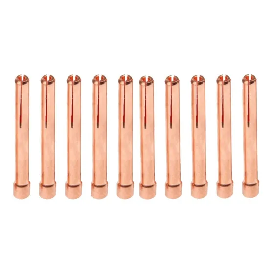 Pinça 2.4mm Para Tocha Tig Hw17/hw18/hw26 Kit C/ 10 Unidades
