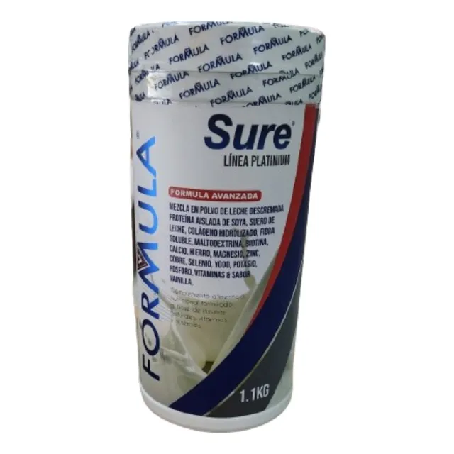 Leche Sure Nutrición 1 Kg Colágeno Vitaminas Y Minerales 