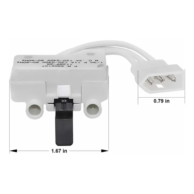 Swiche Puerta Secadora Whirlpool 3406107