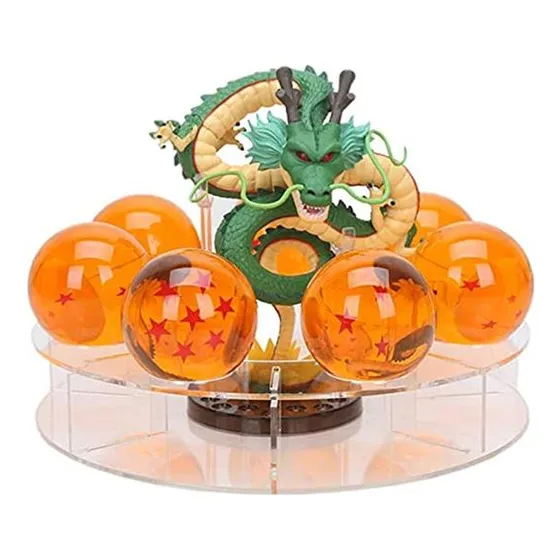 Juego De Estatuas De Resina Shenron Shenlong + Bolas De