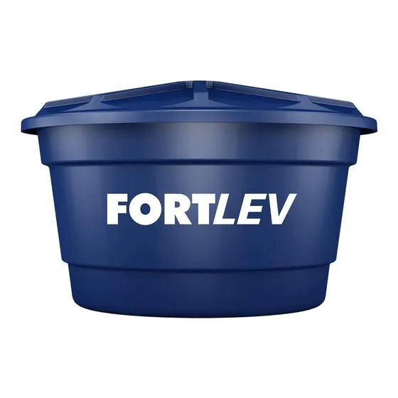 Tanque de agua Fortlev Reservatórios Caixa d'água vertical polietileno 2000L azul de 1.1 m x 1.89 m