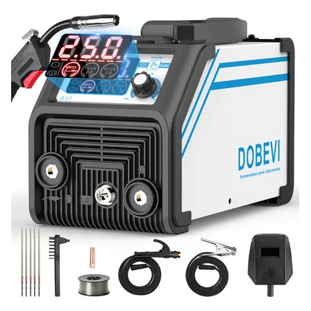 Máquina Solda Sem Gás 250a Digital Bivolt 110v/220v Dobevi