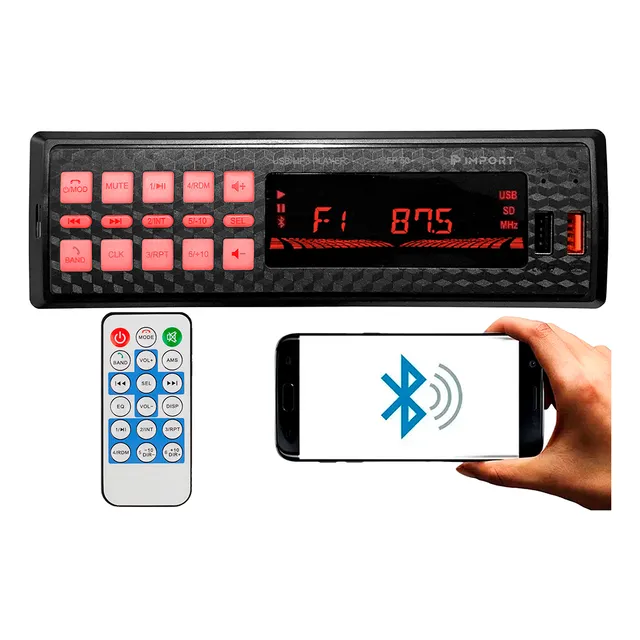 Aparelho Som Automotivo Bluetooth Pendrive Sd Rádio Agile