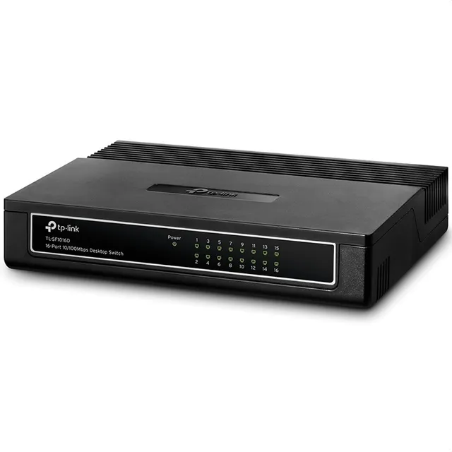 Switch 16 Puertos Tp-link 10/100 Mbps Tl-sf1016d Plug & Play