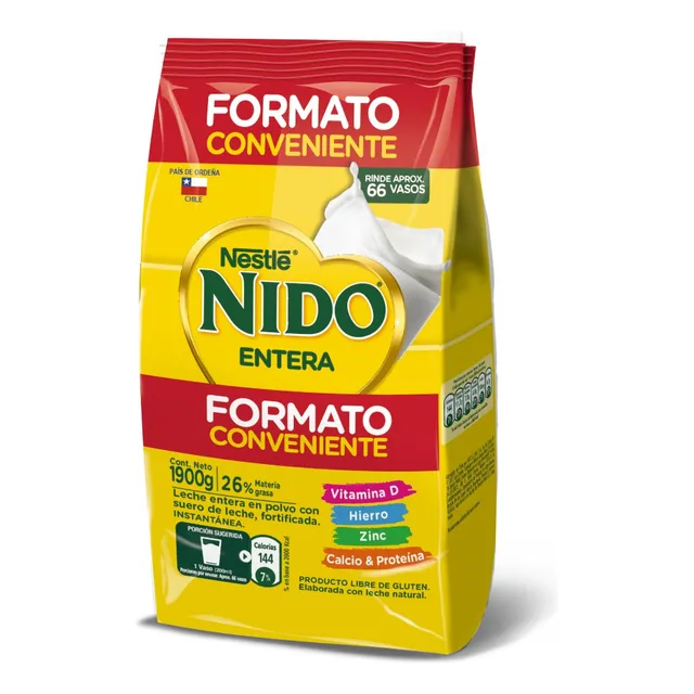 Leche En Polvo Nido® Entera 1900g