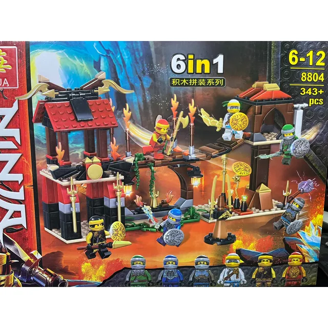 Set Ninjago Templo De Batalla Bloques De Construccion Brick