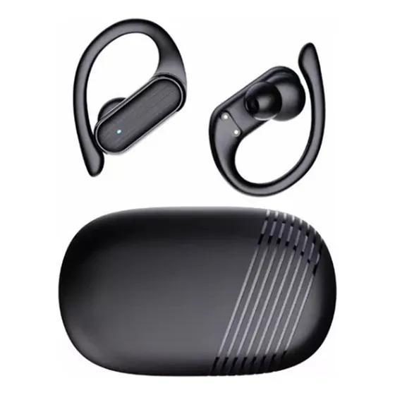 Fone De Ouvido Bluetooth 5.3 Esportivo Com Gancho A520 Preto