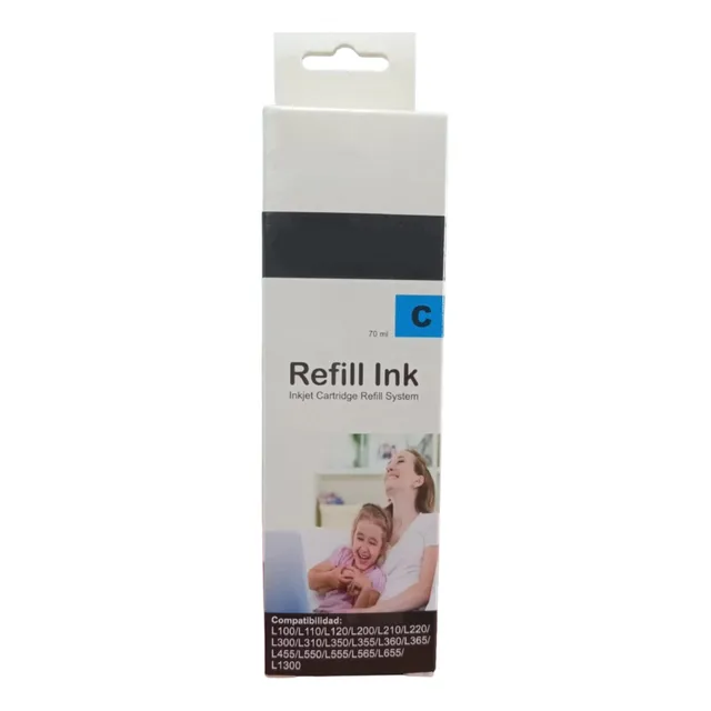 Botella De Tinta Ripcolor E662 Cian