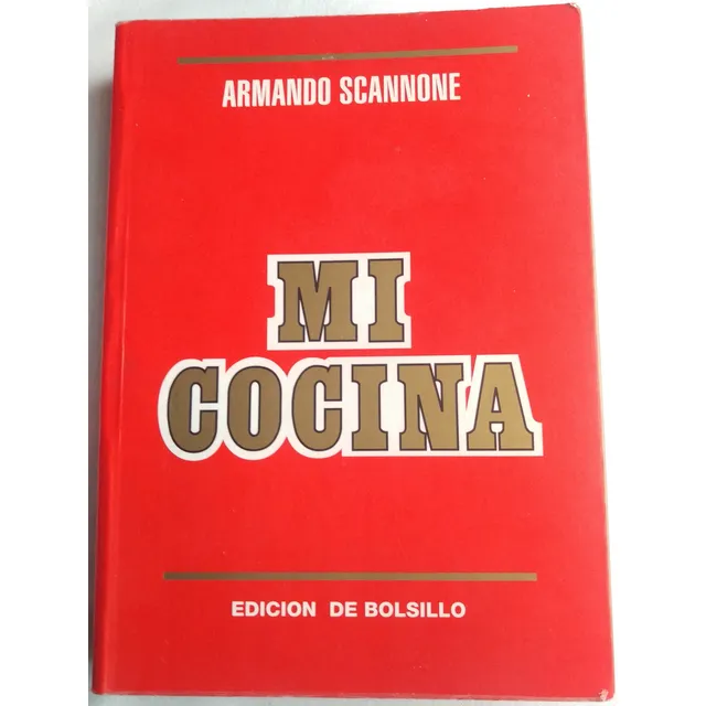 Libro Rojo - Recetas Mi Cocina De Armando Scannone + Caracas