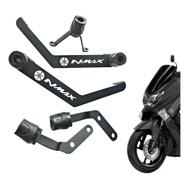Defensas Sliders N Max Nmax Completas Mofle, Piso Y Traseras