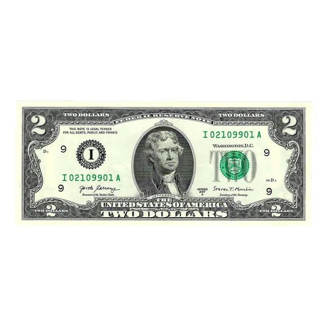 Estados Unidos - Billete 2 Dólares 2017 - Unc