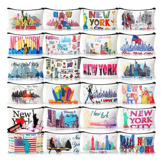 Siltriángulo 24 Piezas Bolsas De Maquillaje Bulk 9khjs