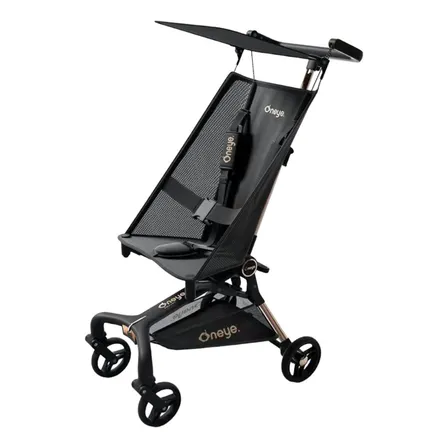 Coche De Paseo Lujoso Últra Slim Lubabycas Negro