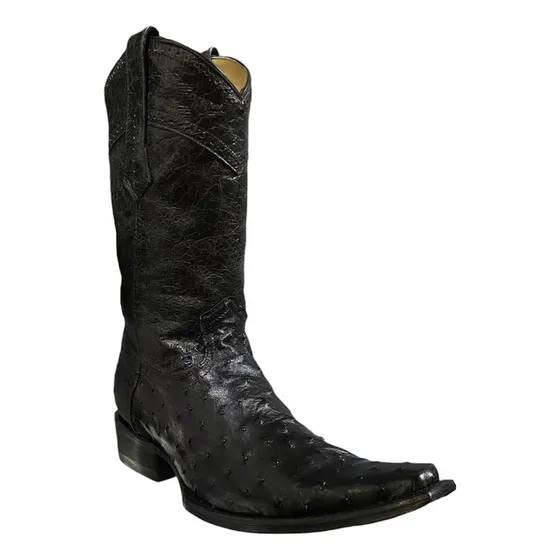 Bota Cuadra Original Vaquera Piel Genuina Avestruz 1b24a1