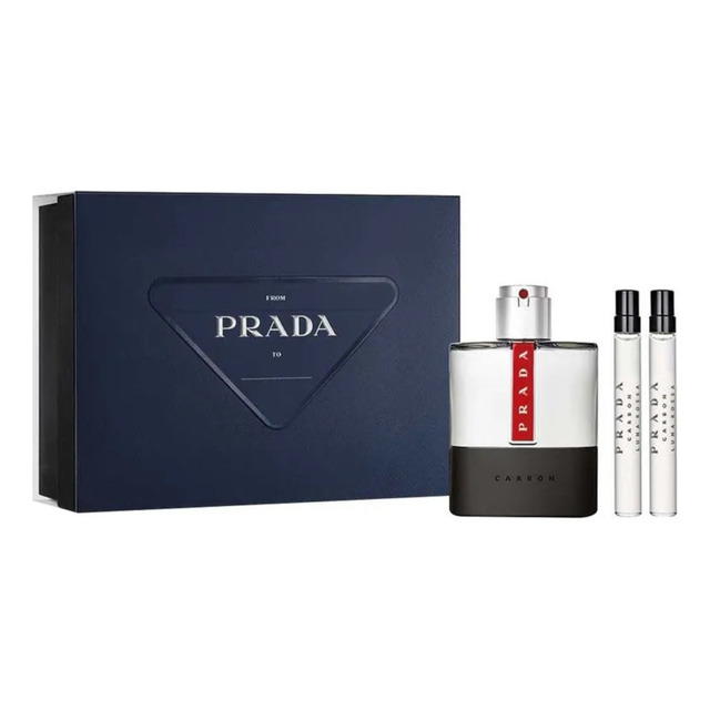 Prada Luna Rossa Carbon Edt 100ml + 2 Miniatura 10ml Volume Da Unidade 100 Ml Prada Luna Rossa Carbon Edt 100ml + 2 Miniatura 10ml Volume Da Unidade 100 Ml