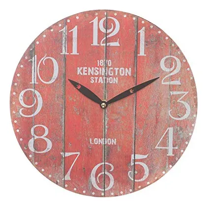Reloj De Pared Decorativo Estilo Vintage 28.5cm London