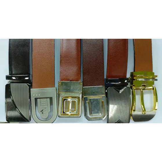 Correas De Caballero En  Cuero Reversible 
