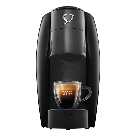 Cafeteira Espresso LOV Preto - TRES 3 Corações