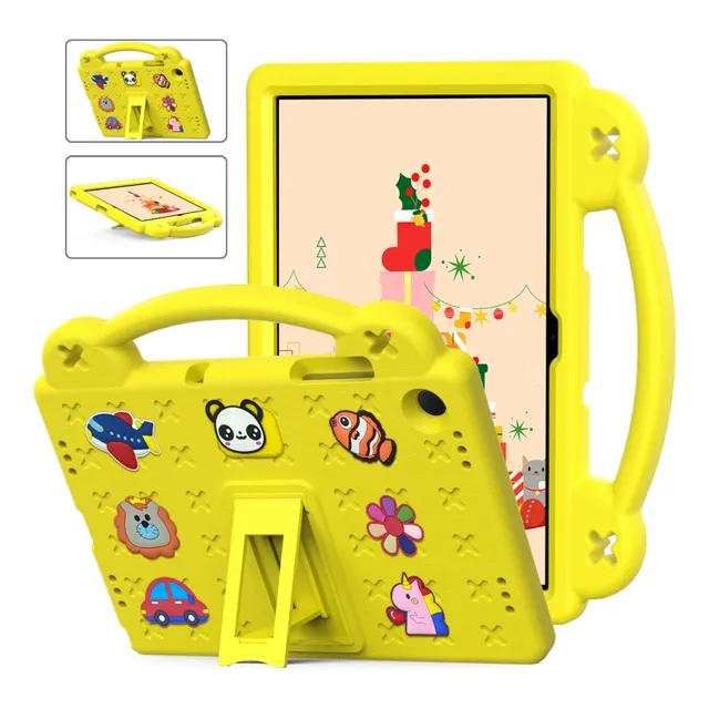 Funda Para Galaxy Tab A9 Plus Goma Correa Uso Rudo Osito