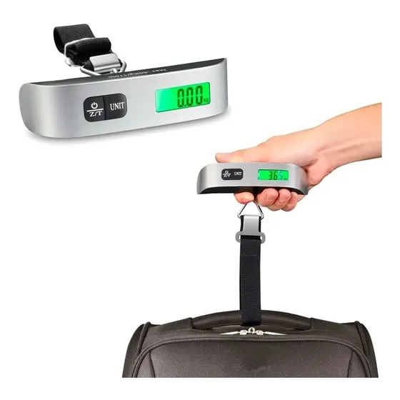 Balanza Digital Para Equipaje De 50 Kg Con Display Luminoso