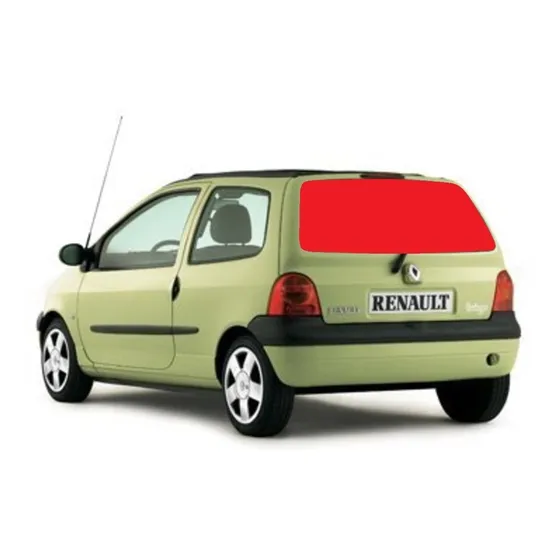 Luneta Renault Twingo 1993 - 2005 Térmica Verde