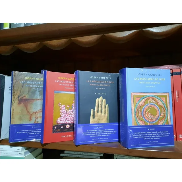 Las Máscaras De Dios 4 Tomos Joseph Campbell Atalanta
