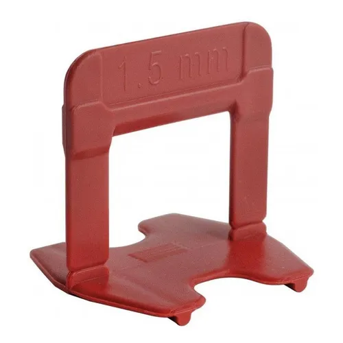 Espaçador E Nivelador Para Piso 1,5 Mm 500pçs Eco Cortag Cor Vermelho