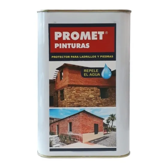 Barniz Acrílico Protector Piedras Y Ladrillos 3.6 L Promet