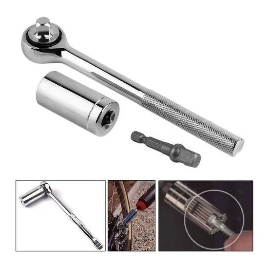 Llave Universal Gator Grip 3 Piezas Plateado