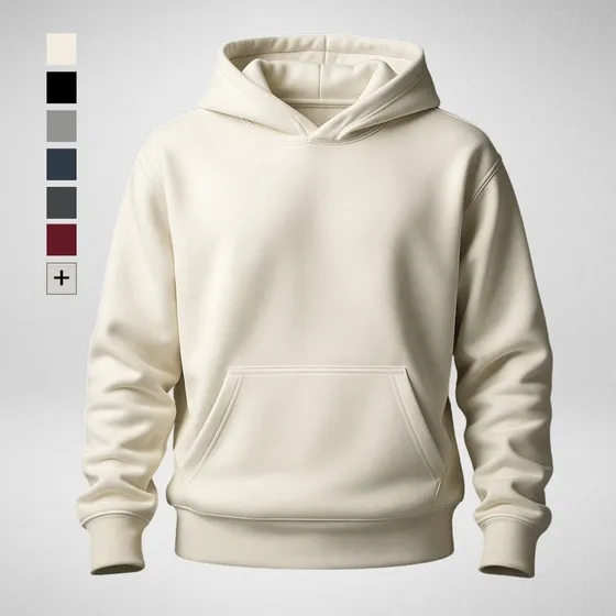 Moletom Canguru Liso Algodão Unissex Blusa De Frio Flanelado
