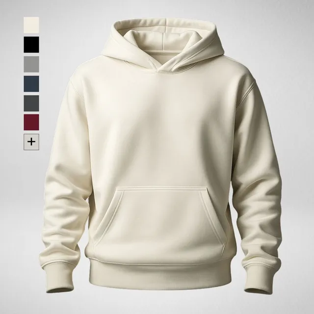 Moletom Canguru Liso Algodão Unissex Blusa De Frio Flanelado