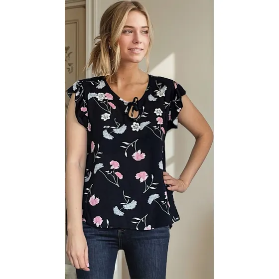 Blusa Casual De Lino. Talla M