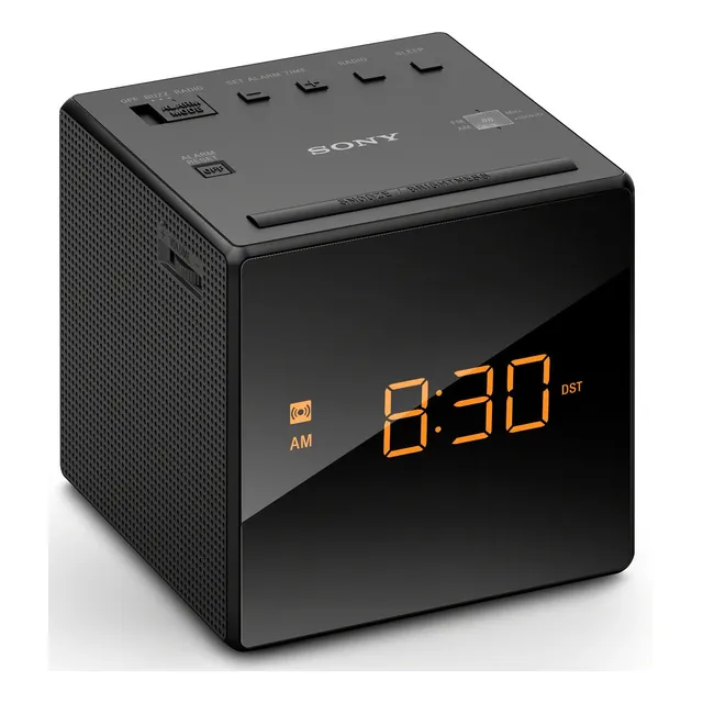 Radio Despertador Sony Icfc1black Con Radio Am/fm (negra)