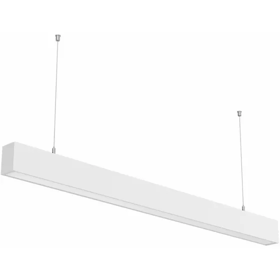 Pack 2x:  Gabinete Moderno Led 1.20m Suspender 40w Lineal
