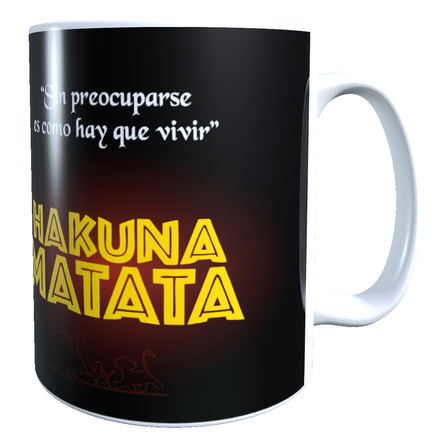 Taza Personalizada Diseño Hakuna Matata 339 Taza Personalizada Diseño Hakuna Matata 339