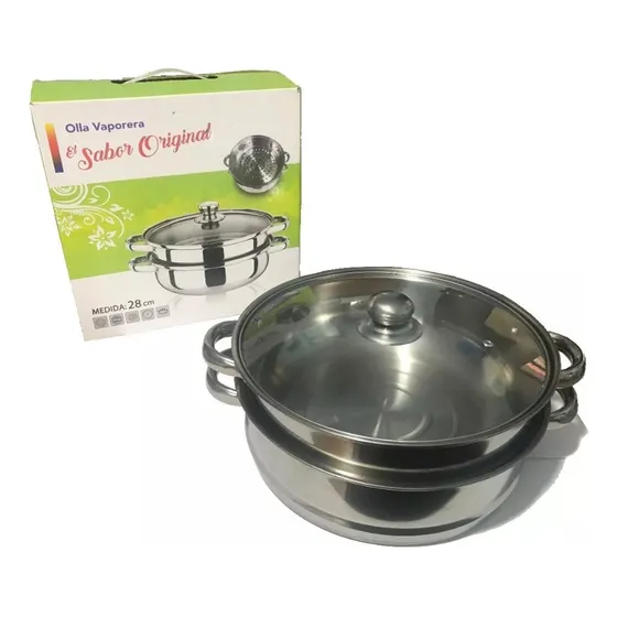 Olla Vaporera Olla Vapor Acero Inoxidable