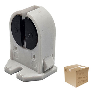 25 Pzs Portalampara Para Tubo T8 660w Fluorescente Argos 25 Pzs Portalampara Para Tubo T8 660w Fluorescente Argos