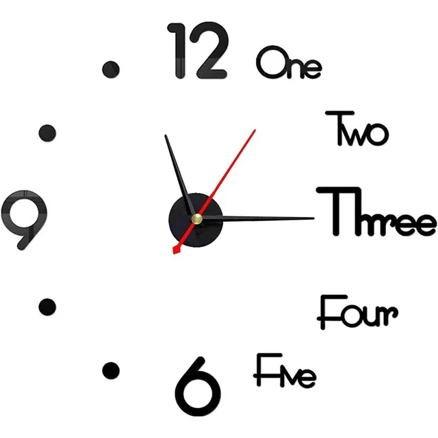 Reloj De Pared Decorativa Minimalista 3d