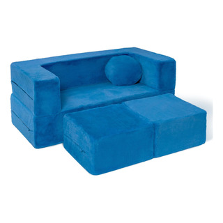 Fuera De Arándanos De Sofá Modular Para Niños Con Almohada Y Fuera De Arándanos De Sofá Modular Para Niños Con Almohada Y