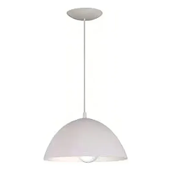 Iluminacion Colgante Apto Led Blanco Pvc Ferrolux Mayorista