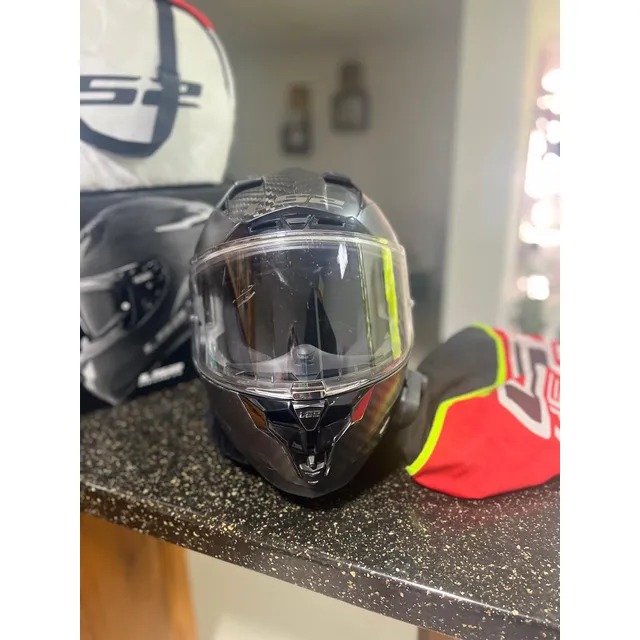 Casco Ls2 Challenger C Gt Carbon + Intercomunicador. Talla M