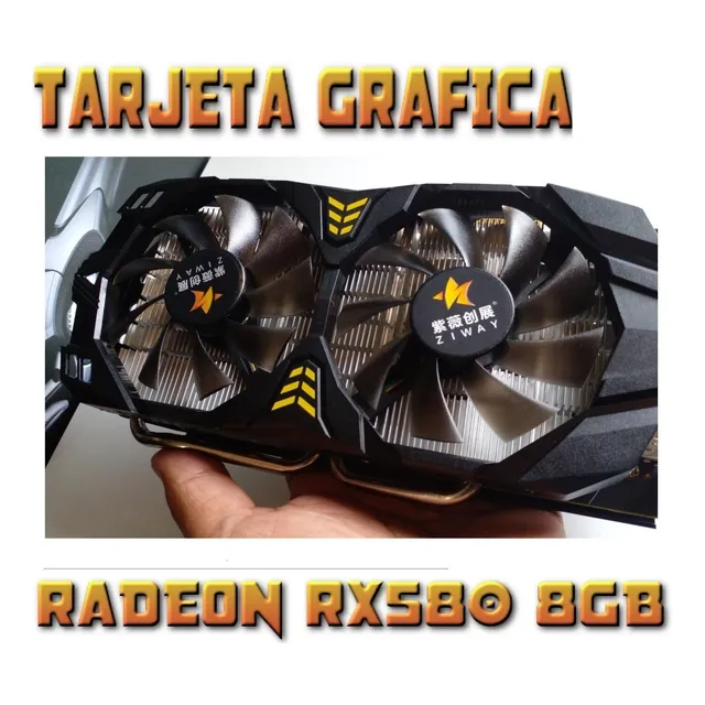Tarjeta Gráfica Amd Rx-580 8gb 256 Bits, Original Gddr5