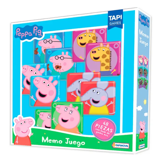 Juego Memo Test Peppa Pig