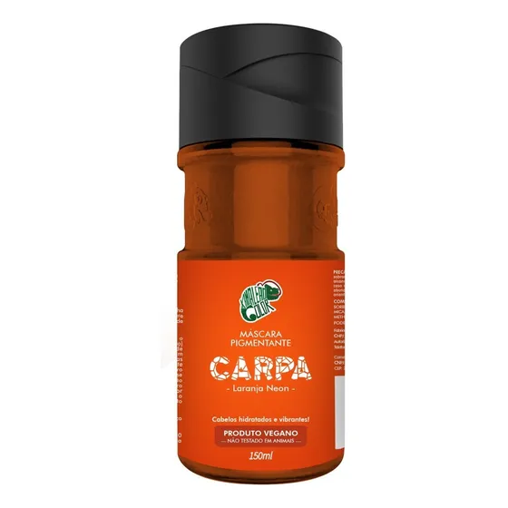 Máscara Tonalizante Kamaleão Carpa Laranja 150ml - Kamaleão Color