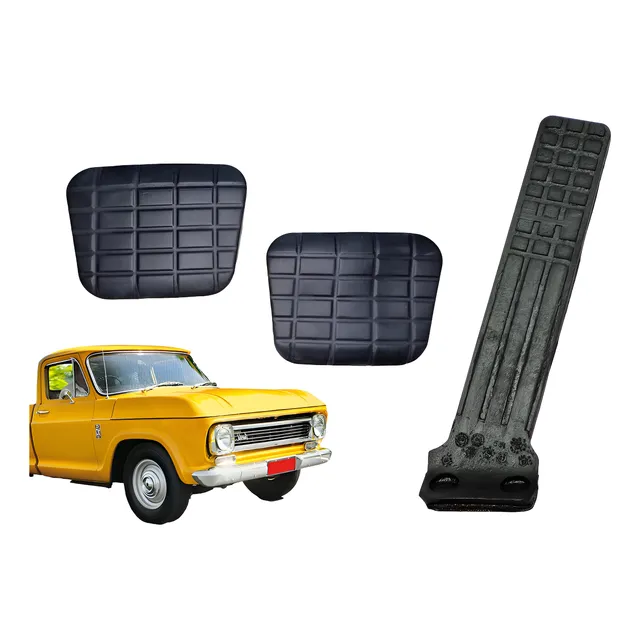 Pedal Acelerador Freio Embreagem C10 C14 D10 Veraneio Kit