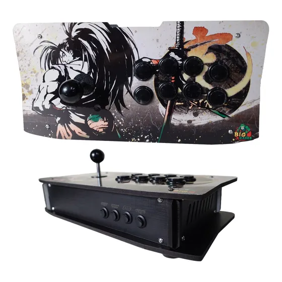 Controle Arcade Profissional - Modelo Japones Turbo Usb