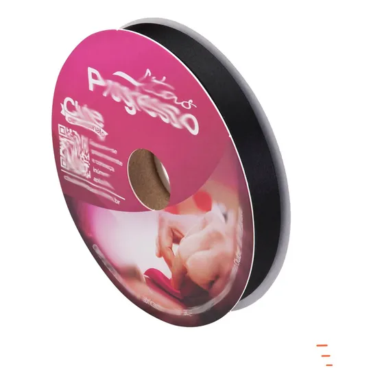 Fita De Cetim Progresso Diversas Cores N°3 15mm 50m - 1 Rolo