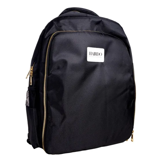 Mochila Maleta Organizadora Com Divisórias Para Barbeiro Cor Preto Desenho do tecido Liso
